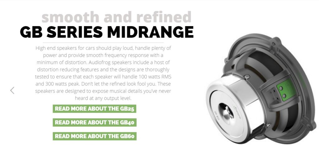 GB SERIES - Audiofrog