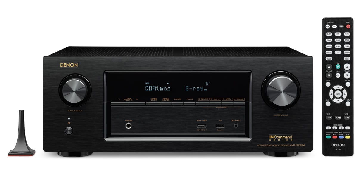 Denon AVRX3300W 7.2 Atmos/DTSX A/V Receiver Review Audioholics
