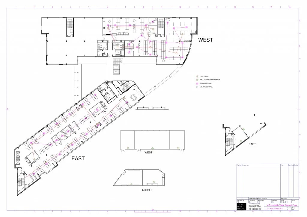 Royal Bank of Scotland Grange Audio Light Systems
