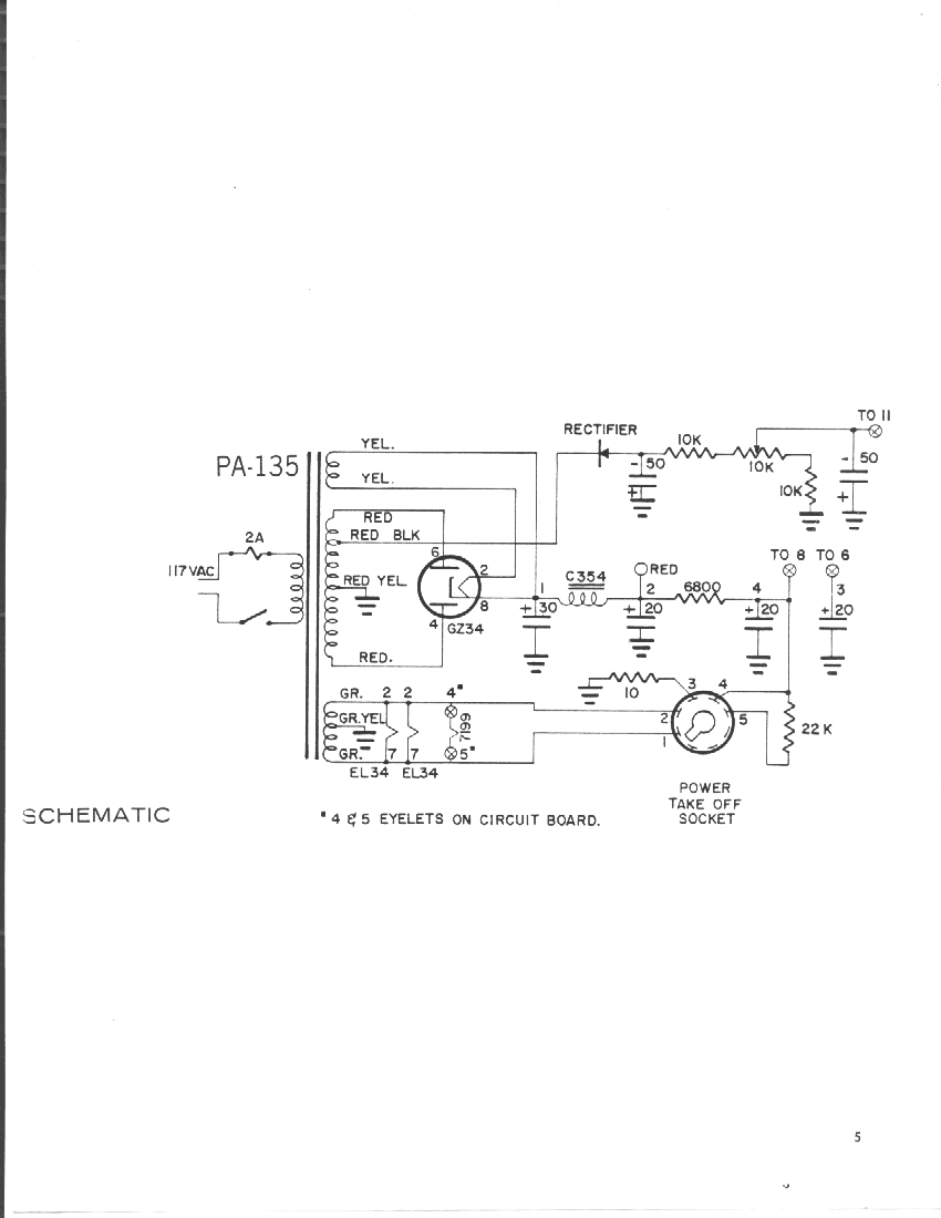 Page 5 - Power Supply Schematic