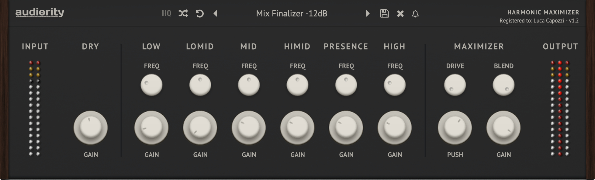 Harmonic Maximizer Multiband Exciter and Loudness Maximizer Plugin