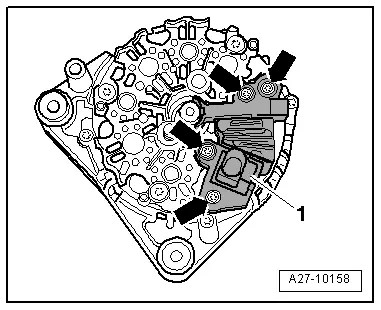 Audi Q5 - Generator, Checking - Battery, Starter, Generator, Cruise Control