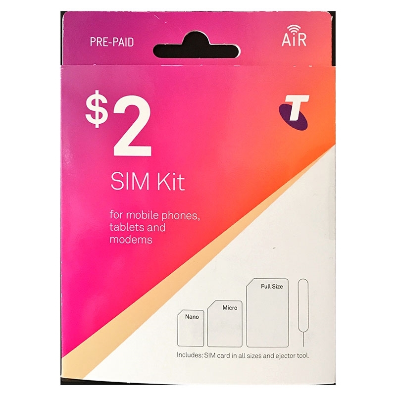 Telstra Prepaid SIM Card Starter Kit AUDITECH