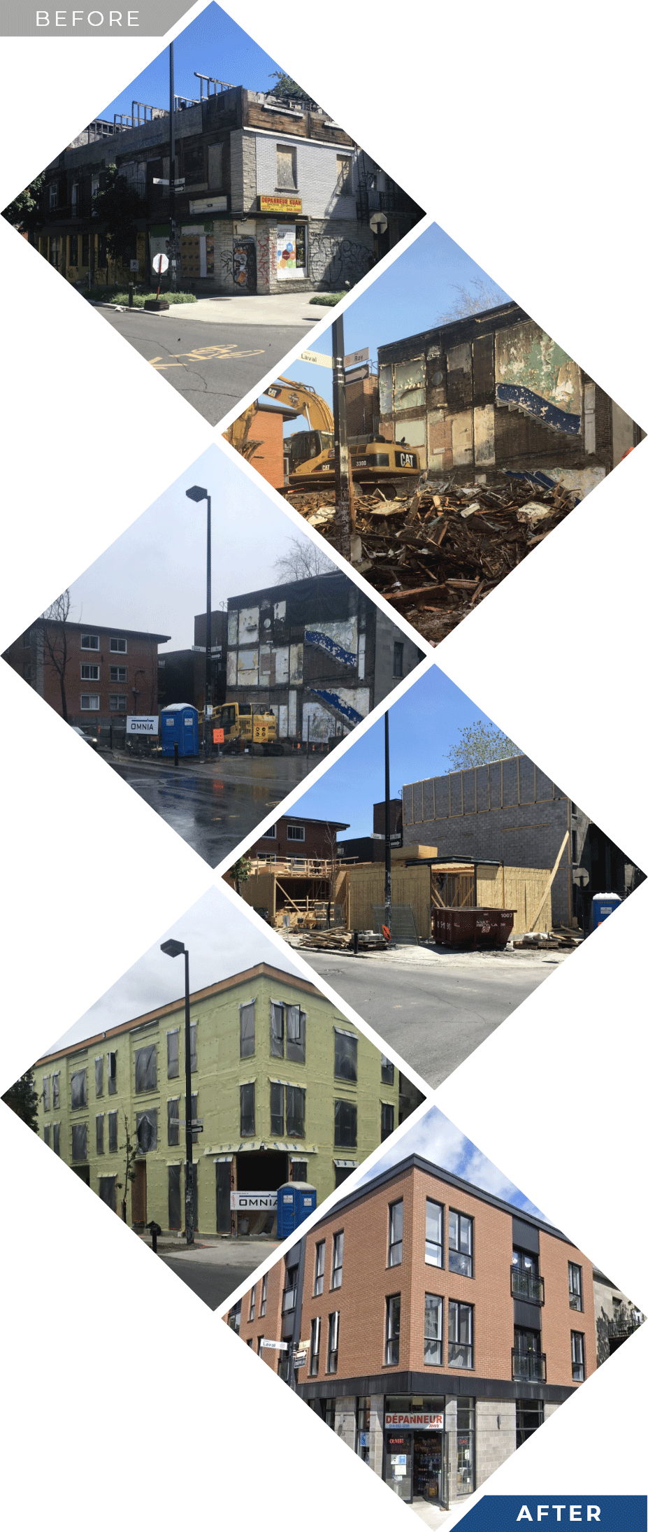 Development Apartments in Montréal Audom