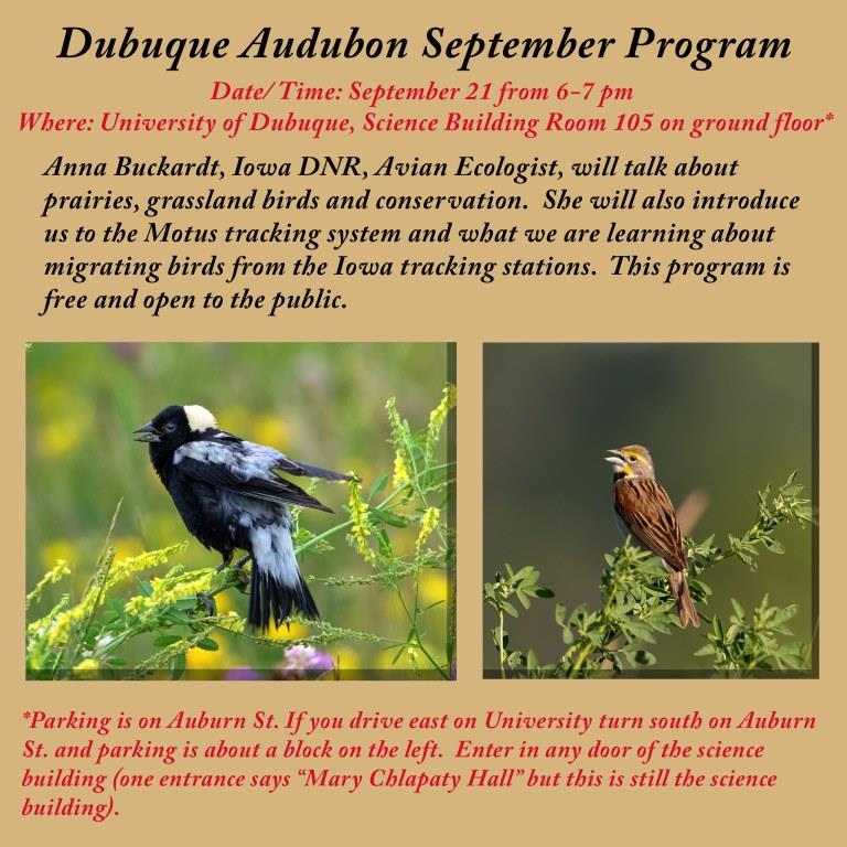 Events Past Dubuque Audubon Society