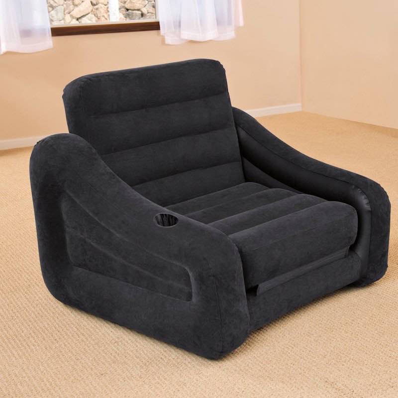 Aufblasbarer Sessel von Intex auch zum Bett ausziehbar!