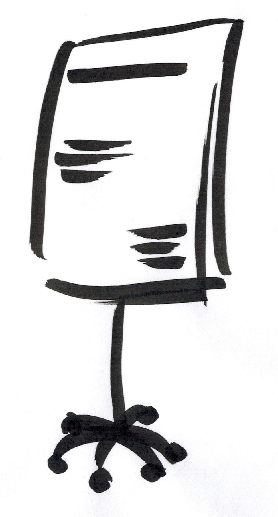 Flipchart Stil auf ganzer Linie