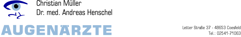 Augenärzte Müller+Henschel Gemeinschaftspraxis für Augenkeilkunde