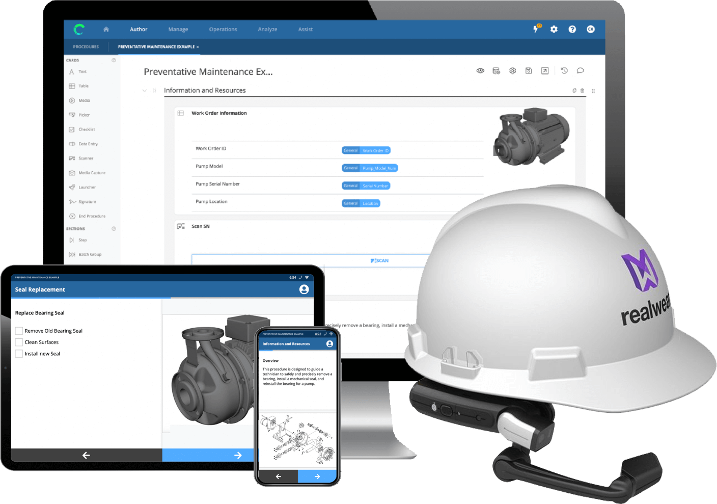 Connected Worker Solution for the RealWear HMT1 Industrial Wearable