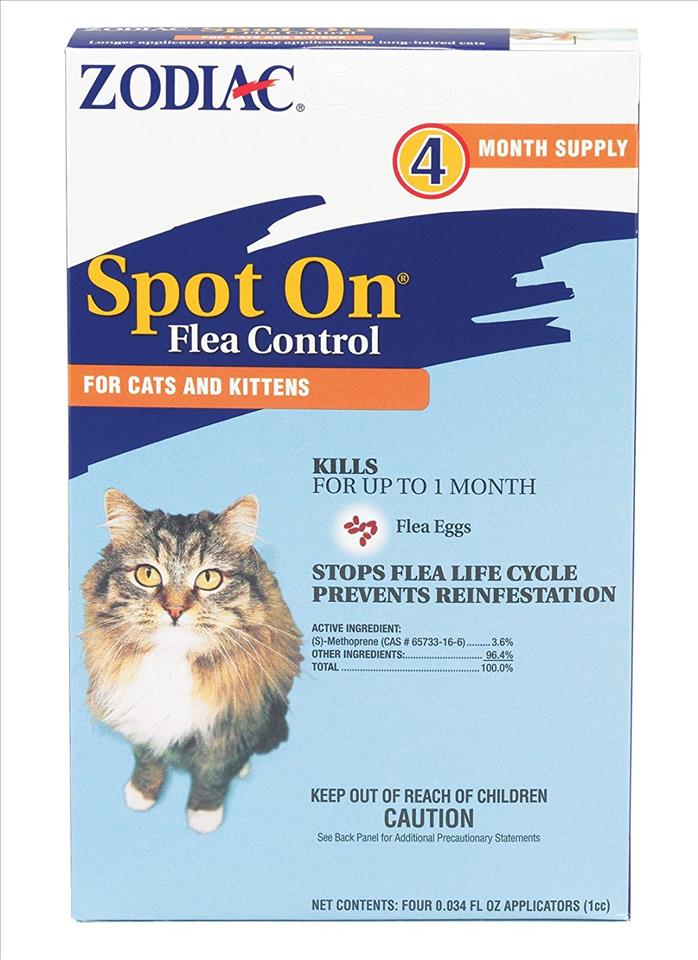 Zodiac, Spot On Flea Control, Cats & Kittens Augusta Cooperative Farm