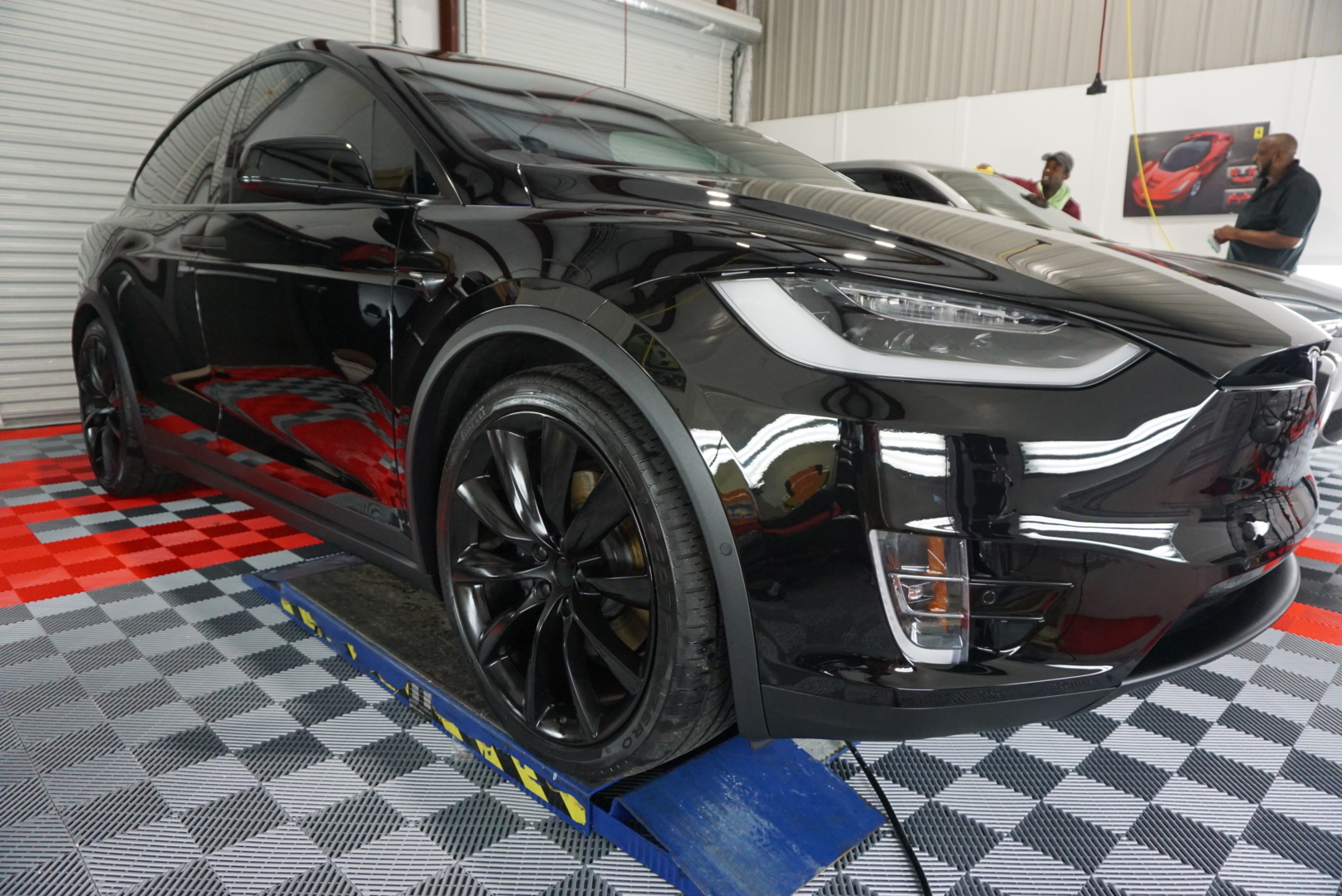 Ceramic Coating of a 2018 Tesla Model X August Precision