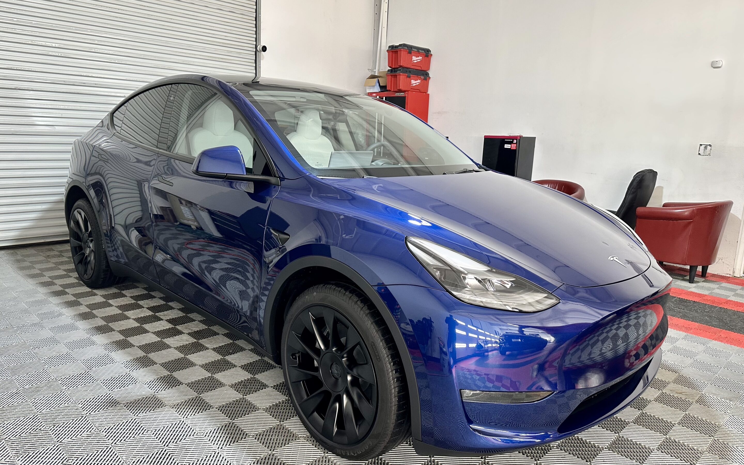 Ceramic Coating of a 2023 Tesla Model Y August Precision