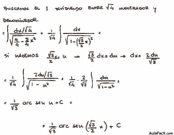 🥇 【 Método de Sustitución Integrales de Funciones
