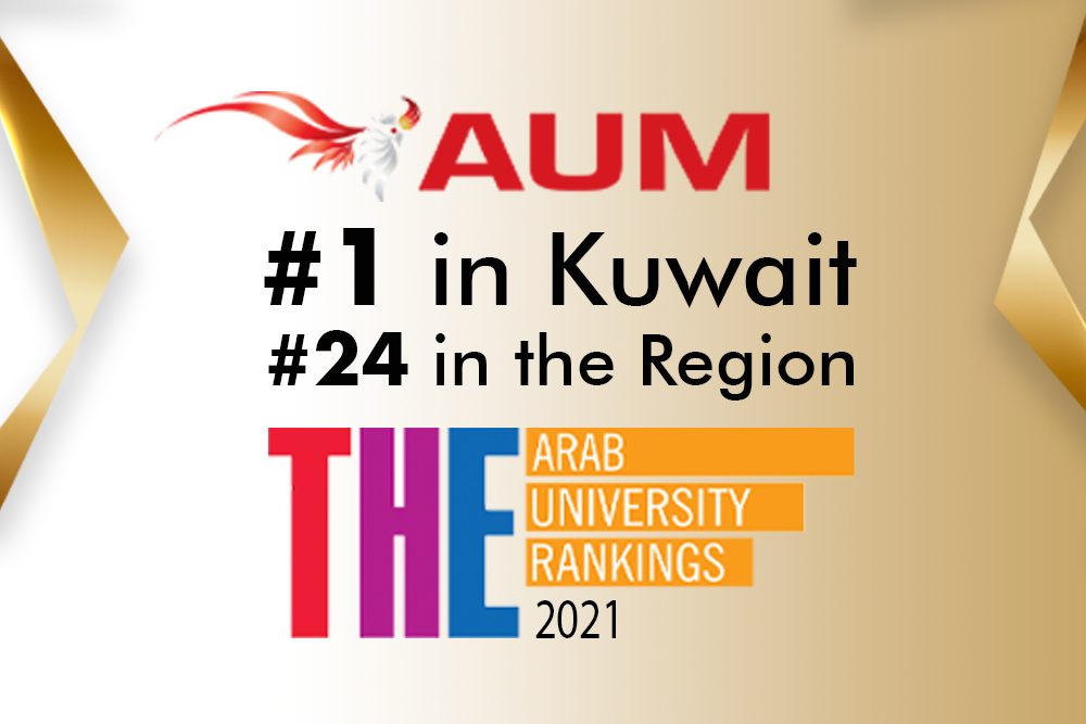 AUM Ranked 1 in Kuwait and 24 in the Region in the Times Higher