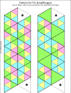 How to Make a Flexagon - Geometric Toys to Make - Aunt Annie's Crafts