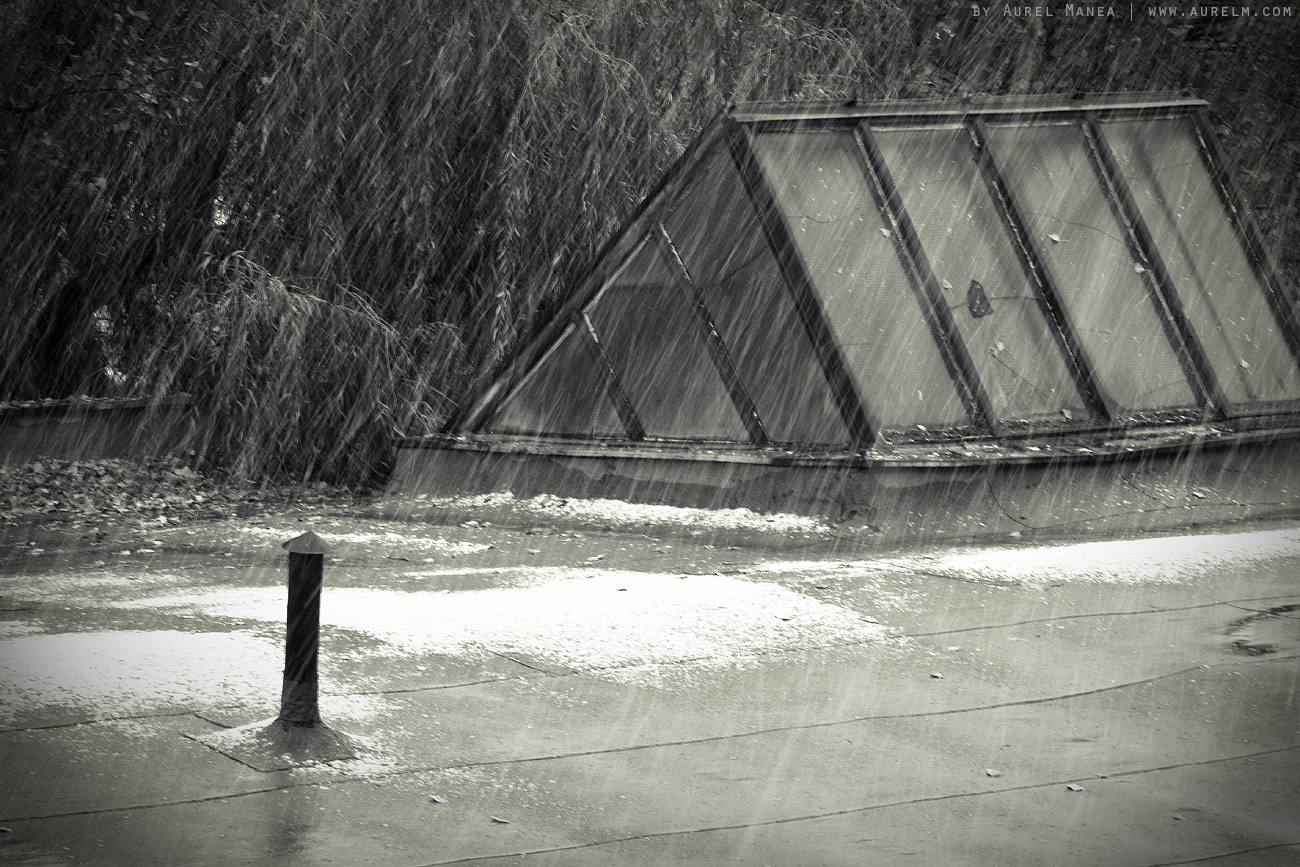 White rain.. in black and white DYSTALGIA Aurel Manea photography