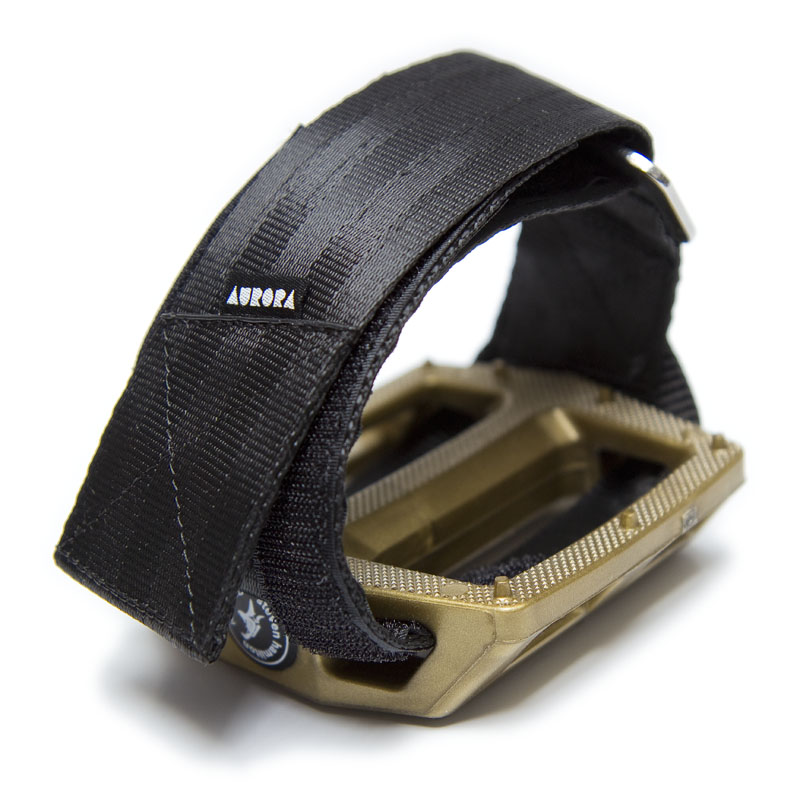 Pedal Straps V2 all black! AURORA 2018