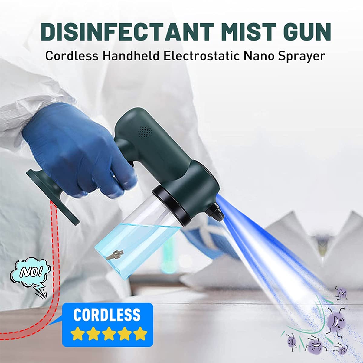 2. 9 Model Cheapest Nano spray gun disinfectant solution supplier