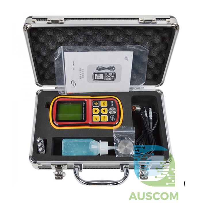 GM100 LCD Digital Ultrasonic Thickness Gauge Tester For Steel Width 1.2