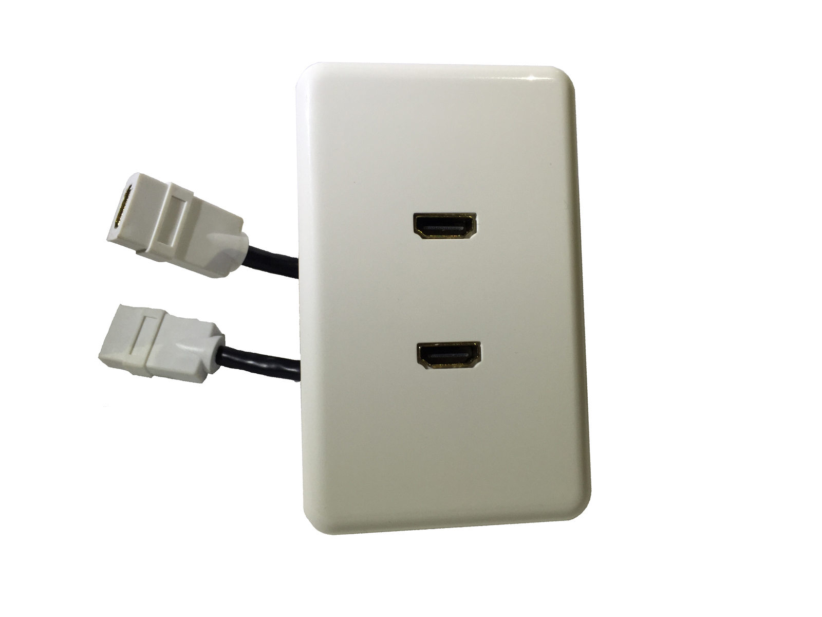 Double HDMI Wall Plate Socket