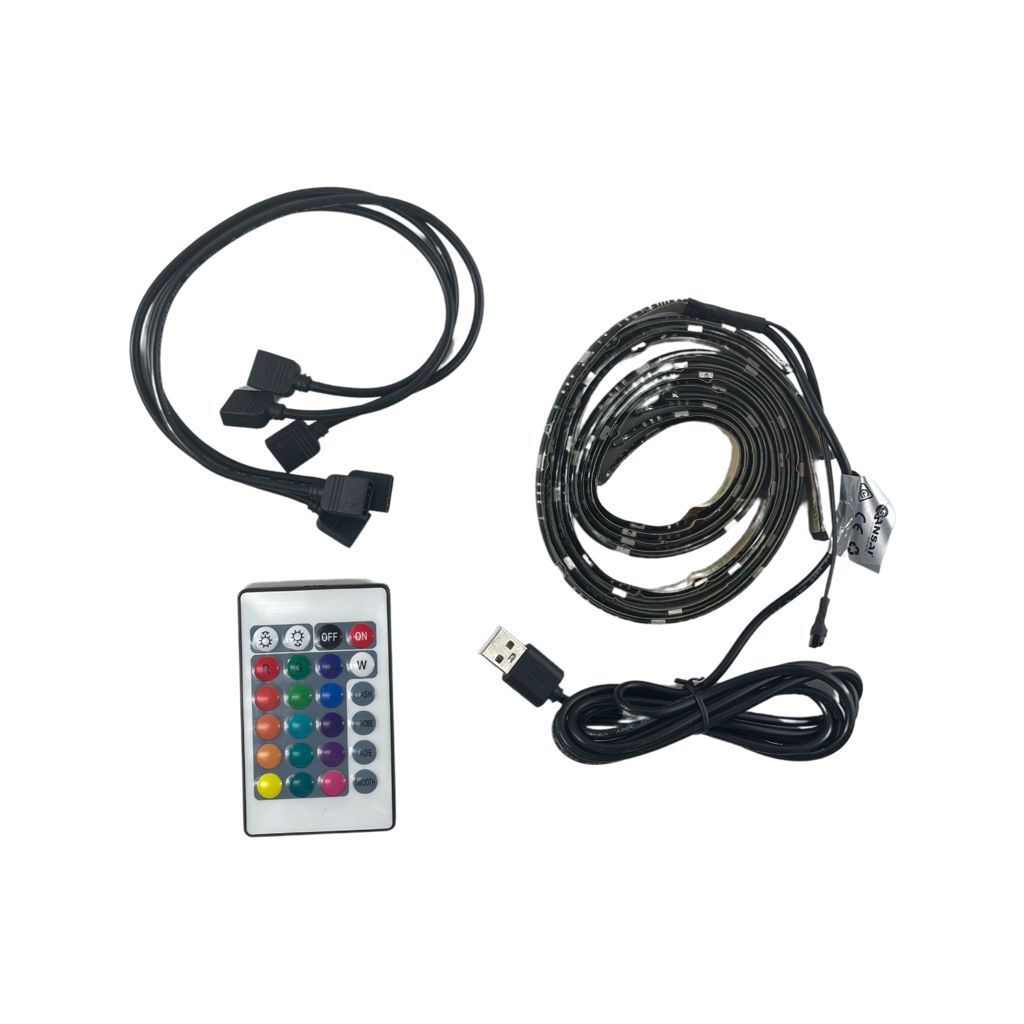 2m USB Powered RGB LED Strip Light Kit