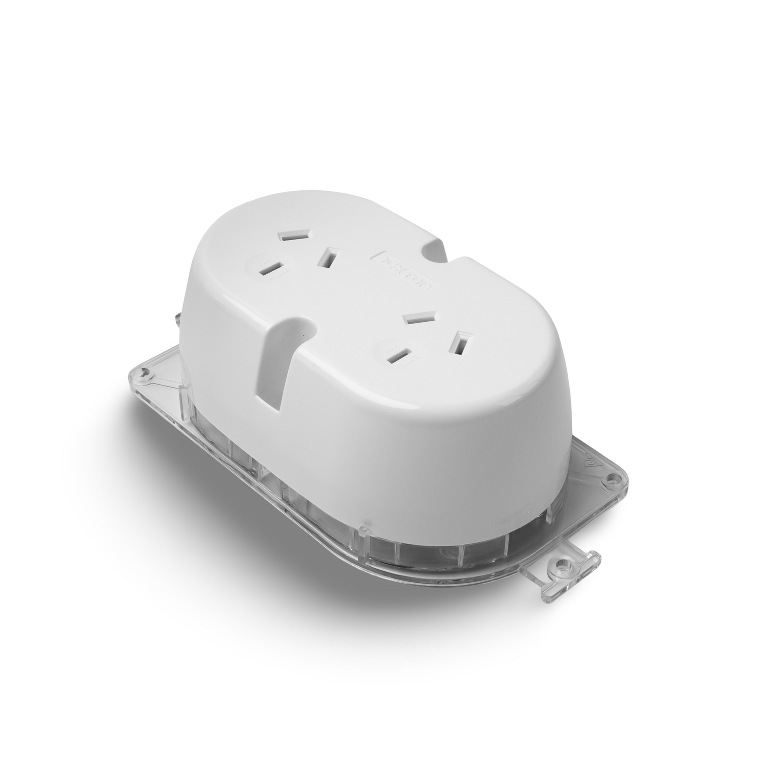 10A Double Surface Socket Outlet Plug Base