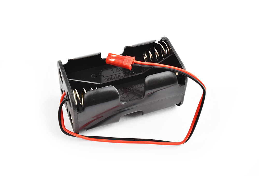 4 x AA Battery Holder with JST Plug