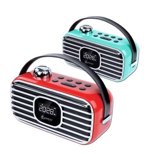 Retro FM Radio and Bluetooth Speaker