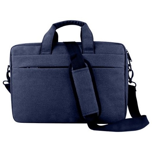 15.6" Laptop Carry Bag with Luggage Strap Navy Blue