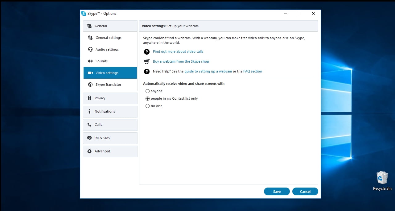 The sender of a message is able to determine the period that a message can be viewed by setting a limit between one and ten seconds. How to fix: Skype can't seem to find the webcam - Read Our ...