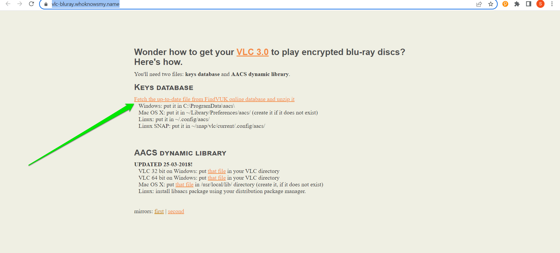 [FIXED] This BluRay Disc Needs a Library for AACS Decoding and Your System Does Not Have It