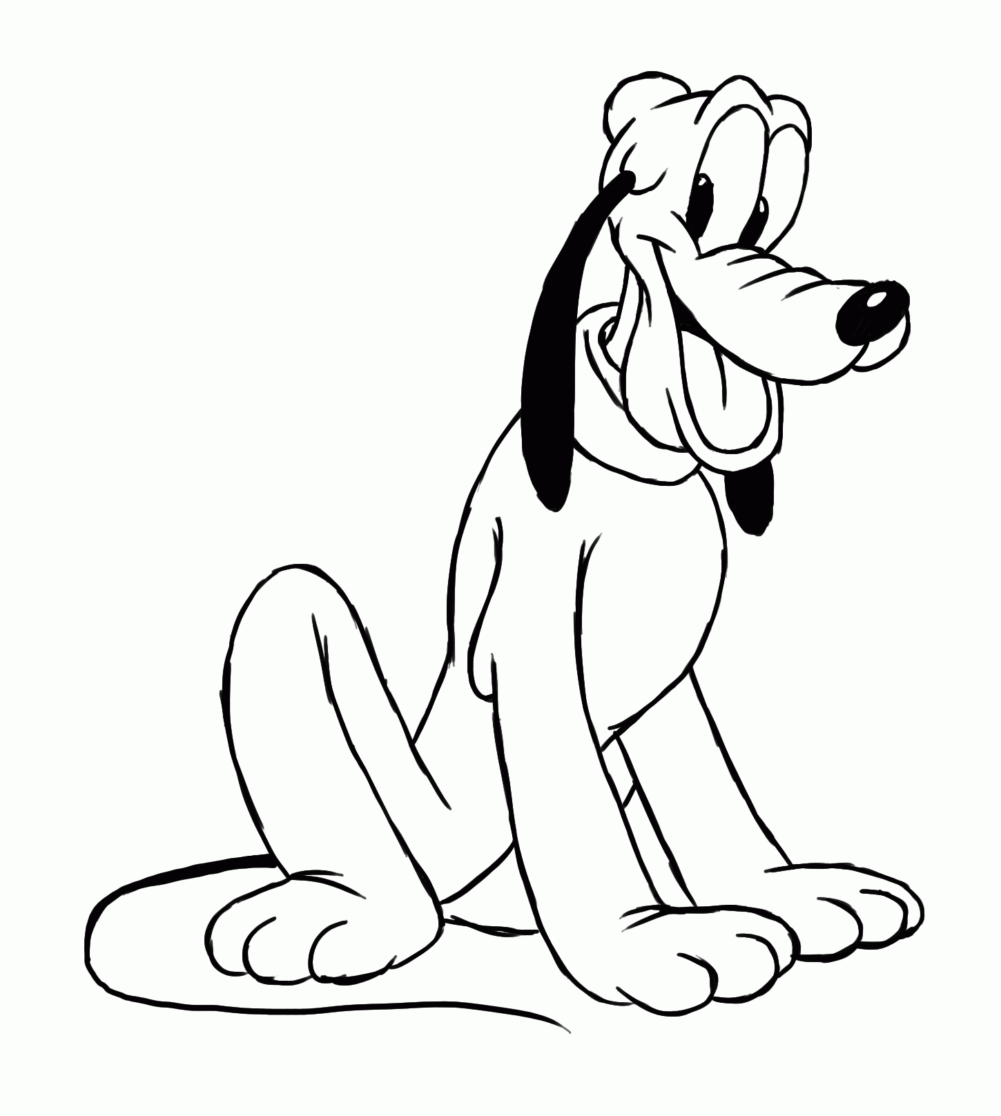 Pluto Ausmalbilder & Malvorlagen 100 KOSTENLOS