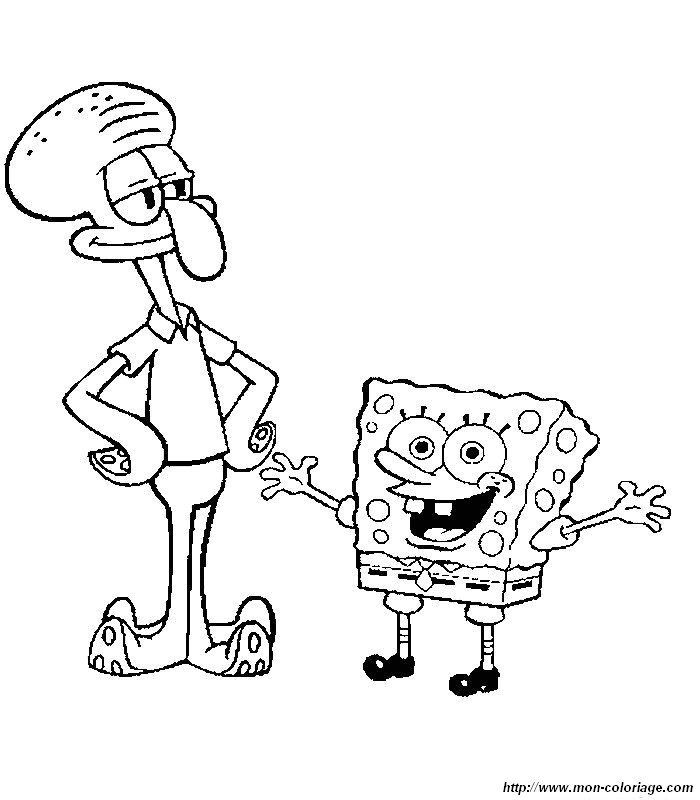 Ausmalbilder SpongeBob Schwammkopf, bild 010