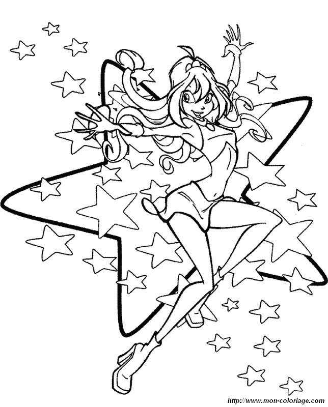 Ausmalbilder Fee, bild fee bloom winx