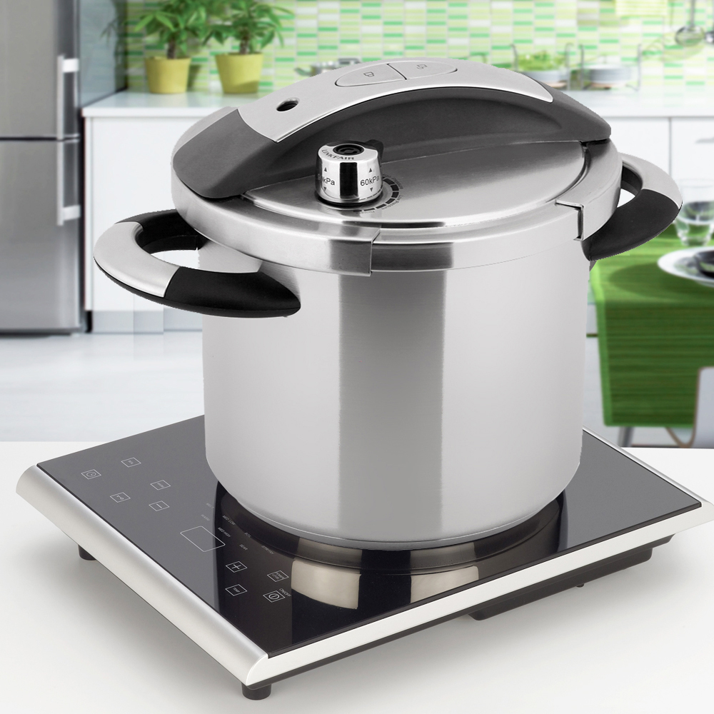 Prepro 7 Liter Stainless Steel Pressure Cooker Casserole Pot Stove Top