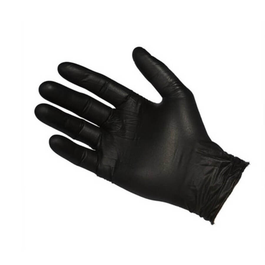 Black Nitrile Gloves Large 100 pack