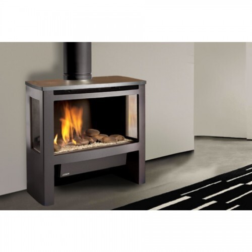 Lopi Cypress GS2 Ember Fyre Freestanding Gas Fireplace