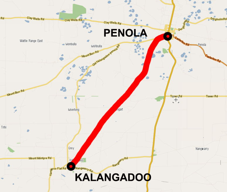 Kalangadoo to Penola Aussie Camino