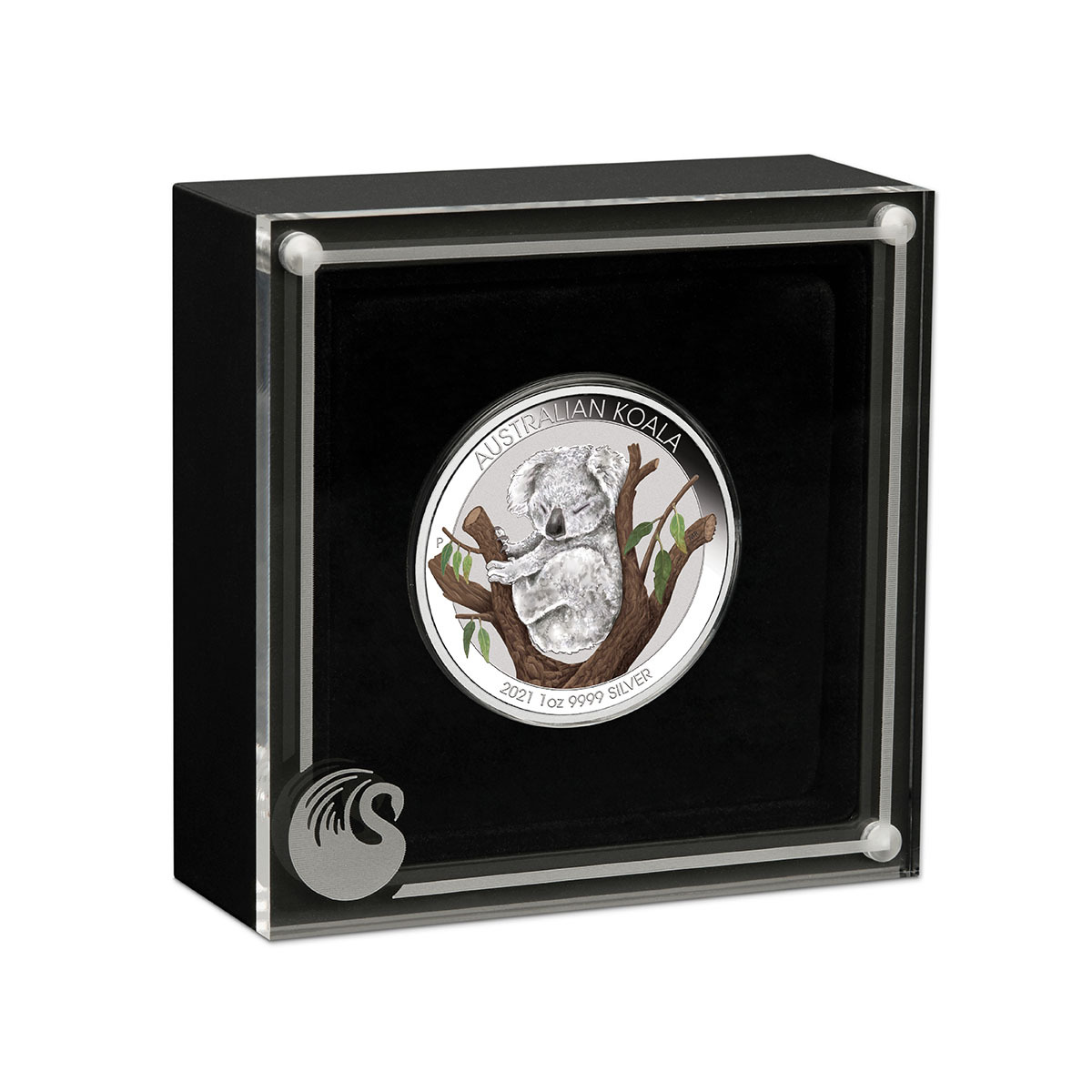 2021 1 Australian Koala 1 Oz Coloured Silver BU Coin ANDA Brisbane