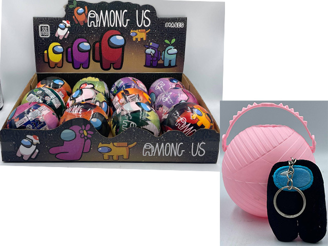 AMONG US KEYRING & BALL UN12