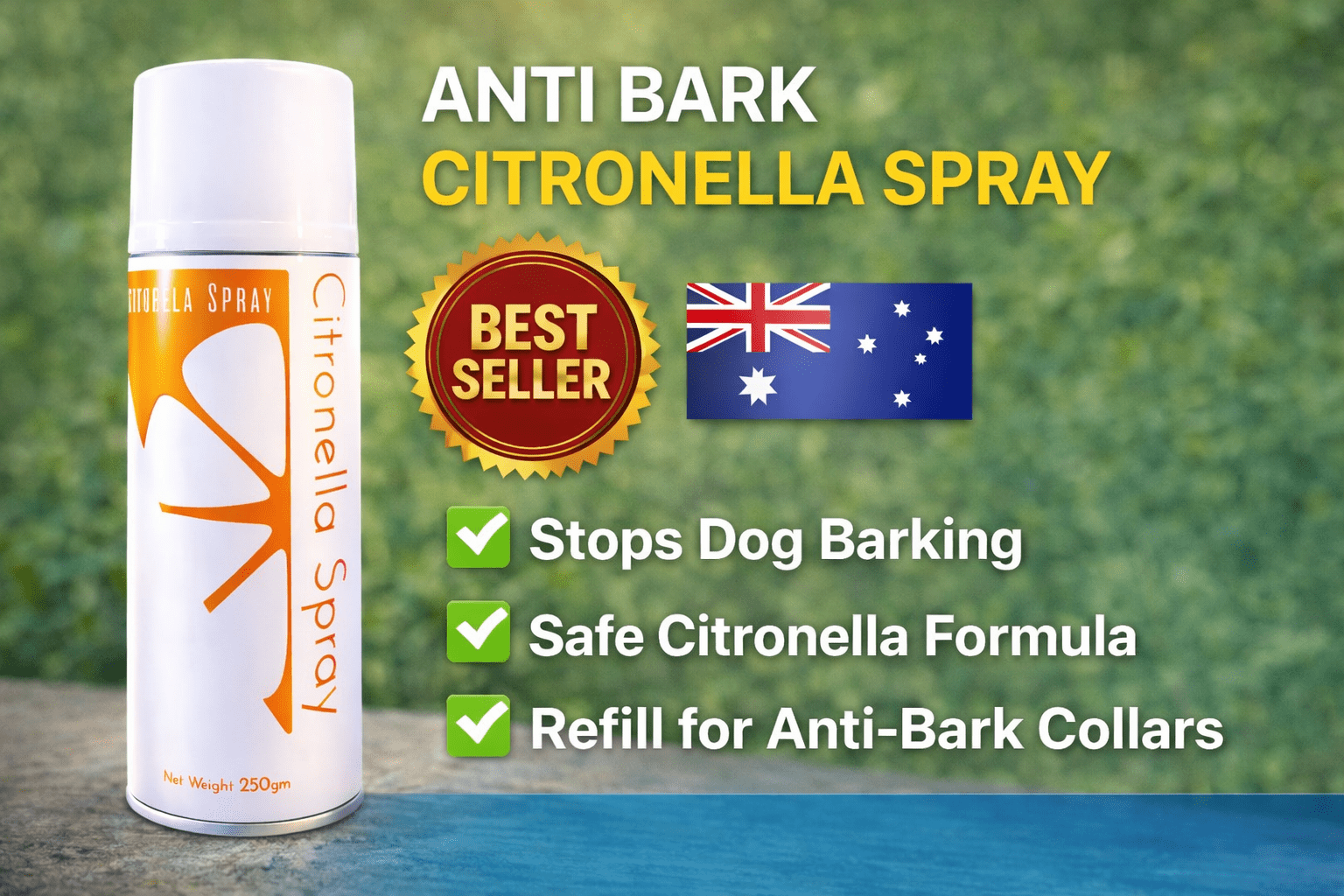 Anti Bark Spray Collar Automatic Humane Citronella Stop Dog No Barking