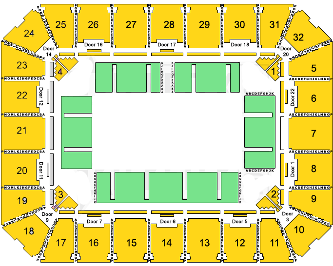 Adelaide Entertainment Centre Seating Map Austadiums