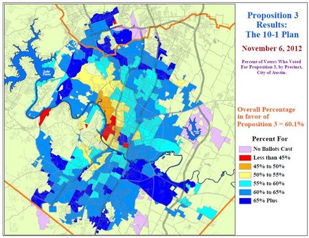 City Of Austin Zoning Map Prop 3 Voting Results - Austin Contrarian