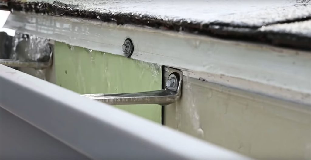 Water Leaking Between Gutter and Fascia Austin Gutter King