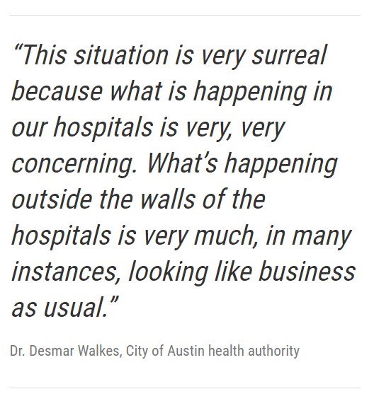 Austin area sees jump in Covid cases as students return to classrooms