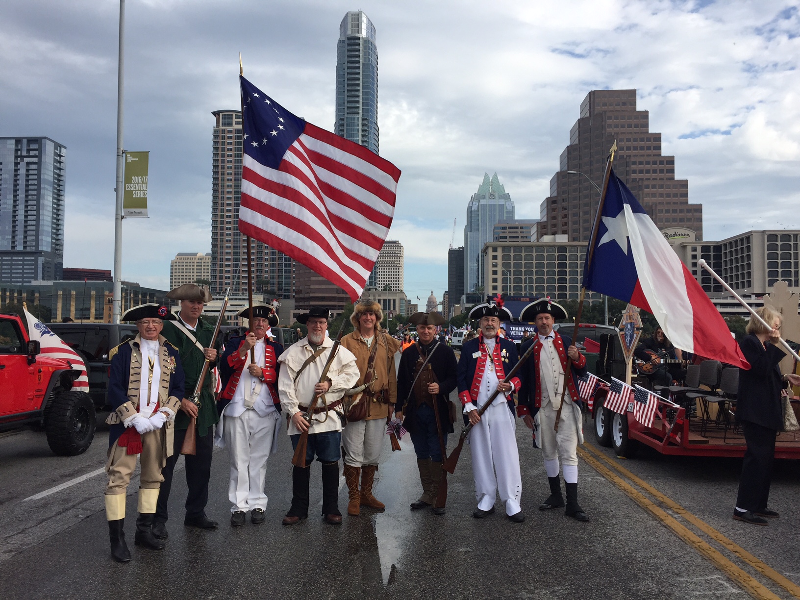 Veterans Day Parade Patrick Henry Chapter Texas SAR