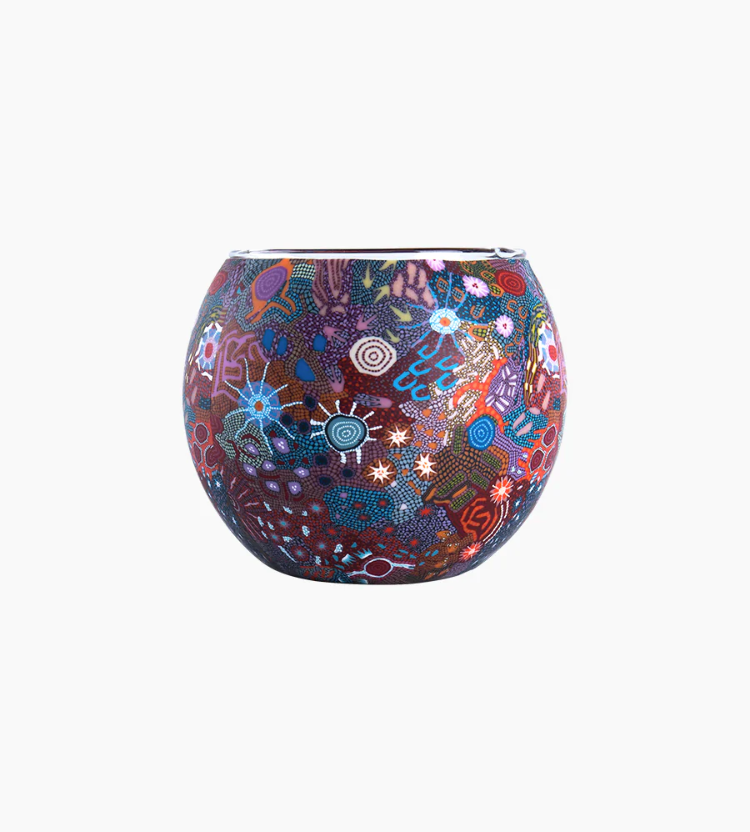 Aboriginal Women's Ceremony Tealight Candle Holder Australia the Gift