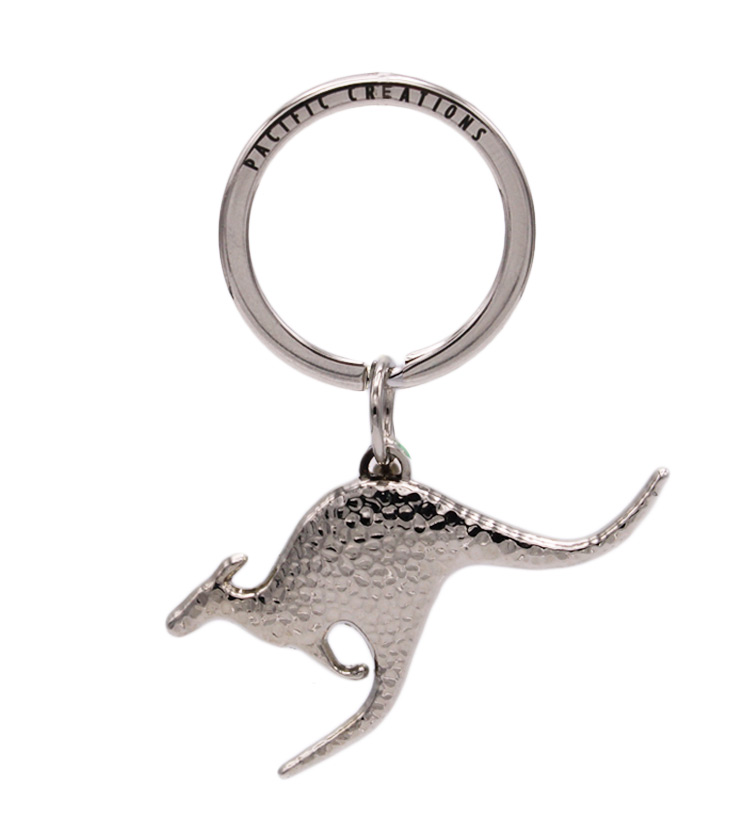 Silver Kangaroo Keyring Australia's No1. Souvenir Store Australia