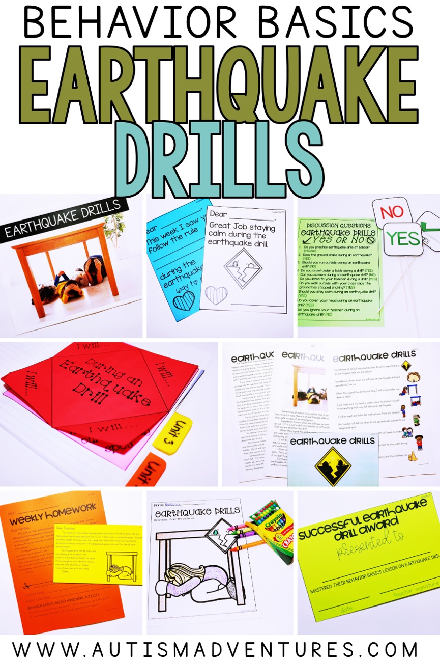 Earthquake Drills Behavior Basics » Autism Adventures
