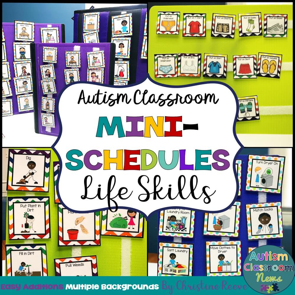 3 Reasons You Should be Using MiniSchedules in Your Classroom Autism
